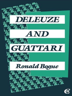 cover image of Deleuze and Guattari